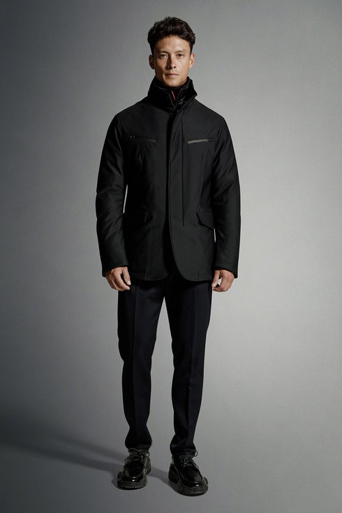 Giacca Uomo idrorepellente e traspirante Nero MONTECORE- Francavilla Moda